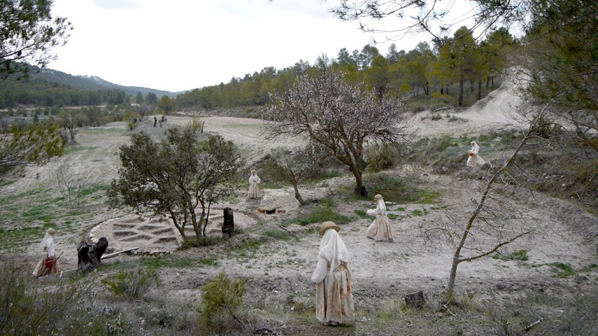walking down to the garden